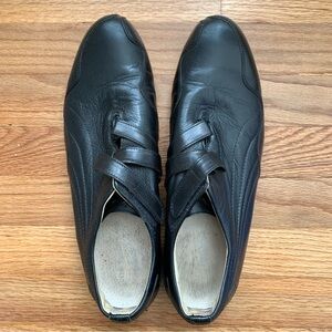 Puma The Black Label RARE Mostro Re-Luxe Black Leather Italian Shoes, sz 43